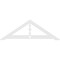 Ekena Millwork Pitch Artisan Architectural Grade PVC Gable Pediment, 60"W x 20"H x 1"P (8/12) GPP060X020X100ART - alternate 5